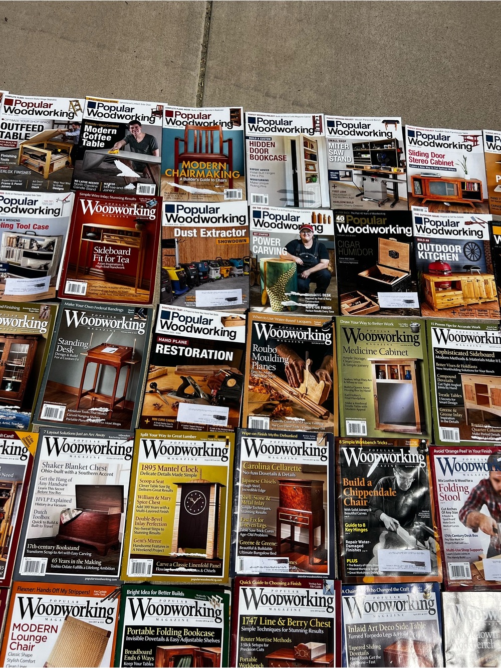 Lot of 60 Popular Woodworking Wood Shop DIY Magazines - Picture 10 of 14